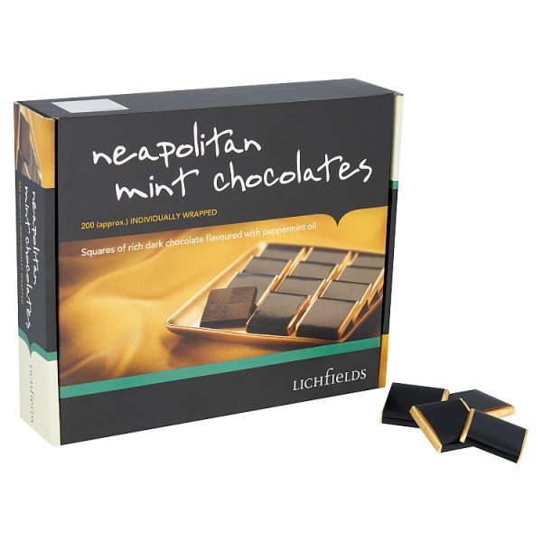 Lichfields Neapolitan Mint Chocolates 1kg Case of 1