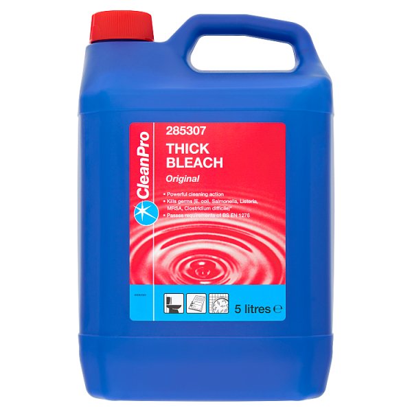 CleanPro Thick Bleach Original 5 Litres Case of 3 CleanPro