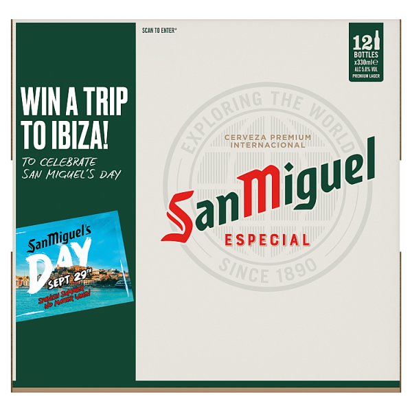 San Miguel Especial Premium Lager 12 x 330ml Case of 12