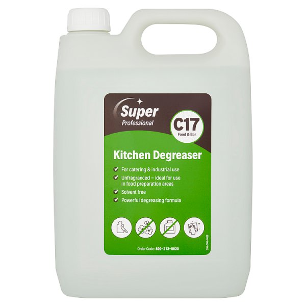 Super Professional Kitchen Degreaser 5 ltr Case of 2 Kitchen Degreaser