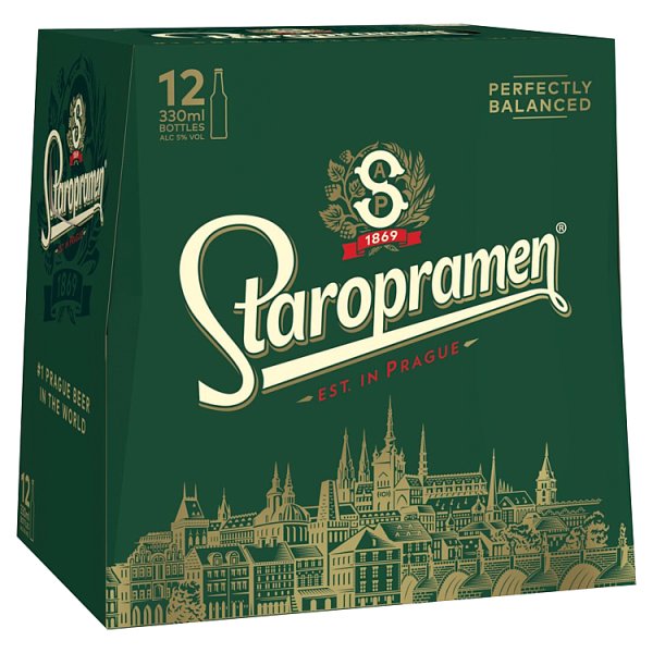 Staropramen 12 x 330ml, Case of 12