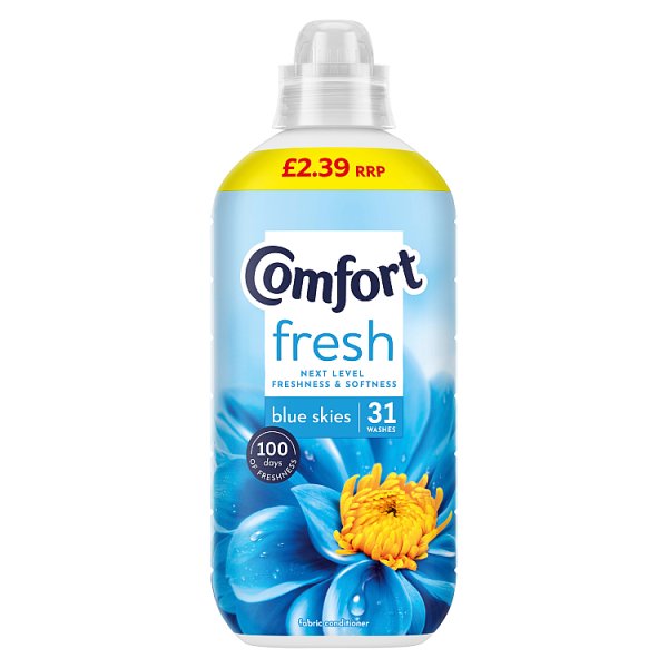Comfort Fresh Fabric Conditioner Blue Skies (930 ml) Case of 8 Comfort