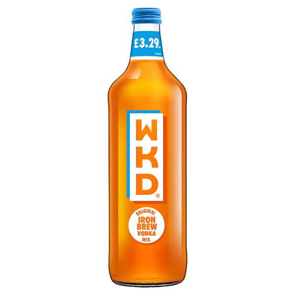 WKD Iron Brew Original Vodka Mix 6 x 700ml Case of 6