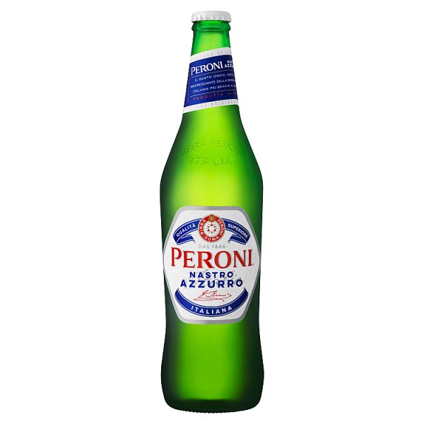 Peroni Nastro Azzurro Italian Beer 620ml Bottle Case of 12