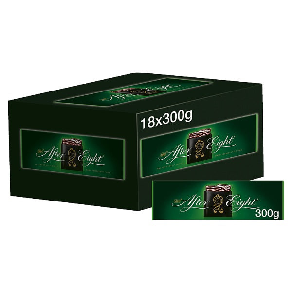 After Eight Dark Mint Chocolate Box 300g Case of 18