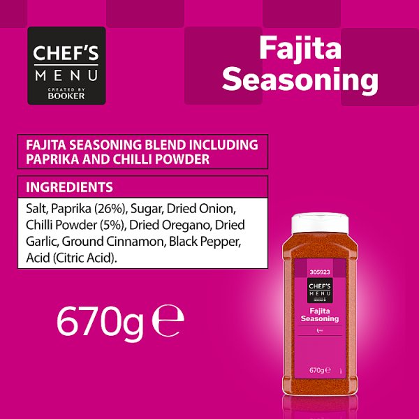 Chef's Menu Seasoning 670g