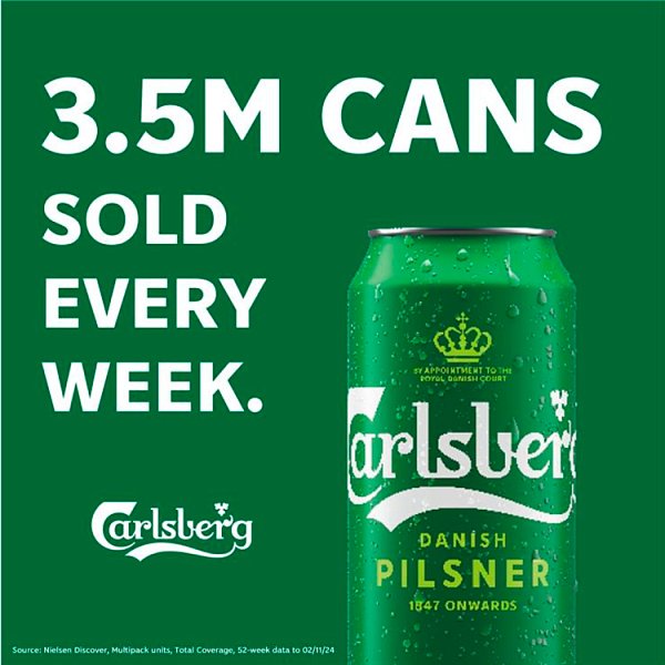 Carlsberg Danish Pilsner 24 x 440ml