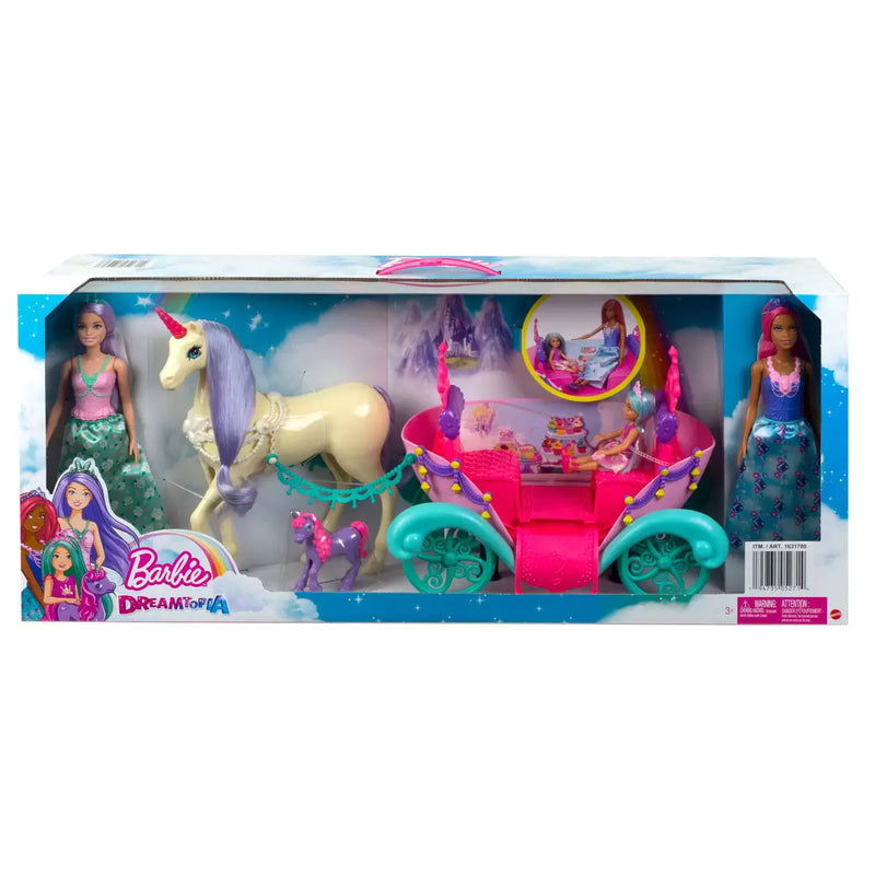 Barbie Dreamtopia Carriage & Unicorn Set (3+ Years) Barbie