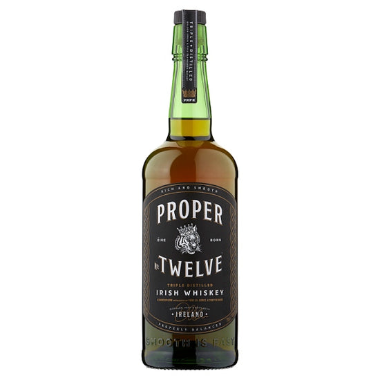 Proper No Twelve 12 Irish Whiskey, Case of 6 British Hypermarket-uk Proper No Twelve