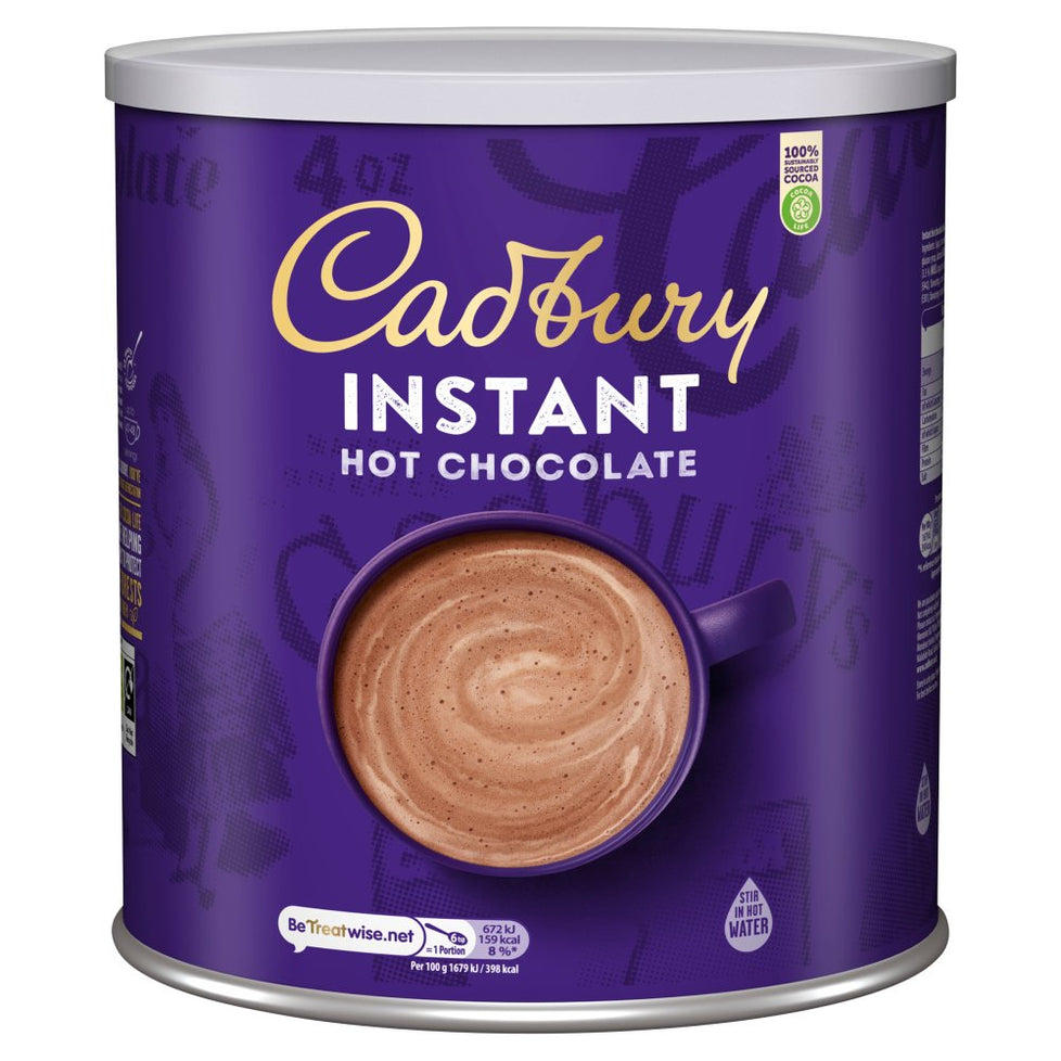 Cadbury Instant Hot Chocolate 2kg, Case of 6 Cadbury