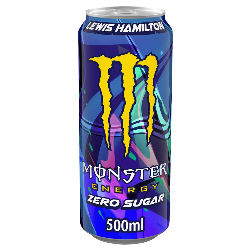 Monster Energy Lewis Hamilton Zero Sugar 500ml [PM £1.39 ], Case of 12 Monster