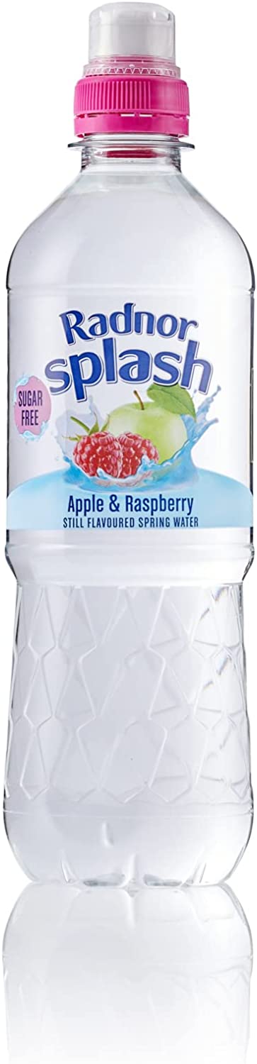Radnor Splash Apple & Raspberry Sugar Free Flavoured Water 500ml, Case of 12 Randor Splash
