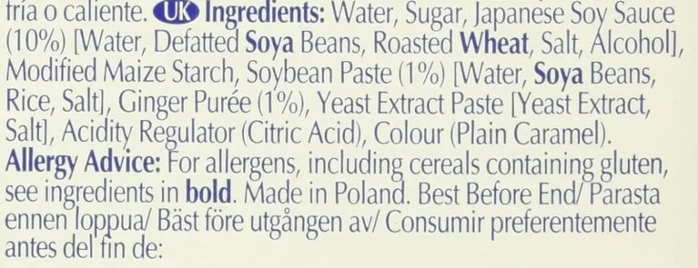 Blue Dragon Teriyaki Sauce 1L, Case of 6 Blue Dragon