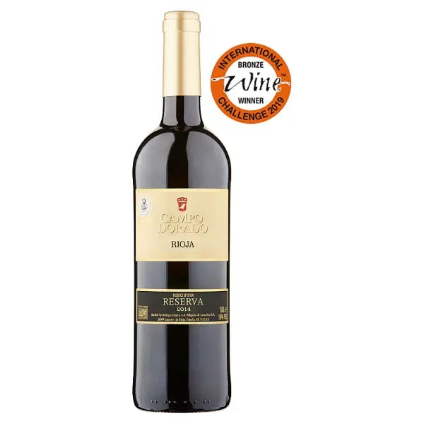 Campo Dorado Rioja Reserva 75cl, Case of 6 Campo Dorado