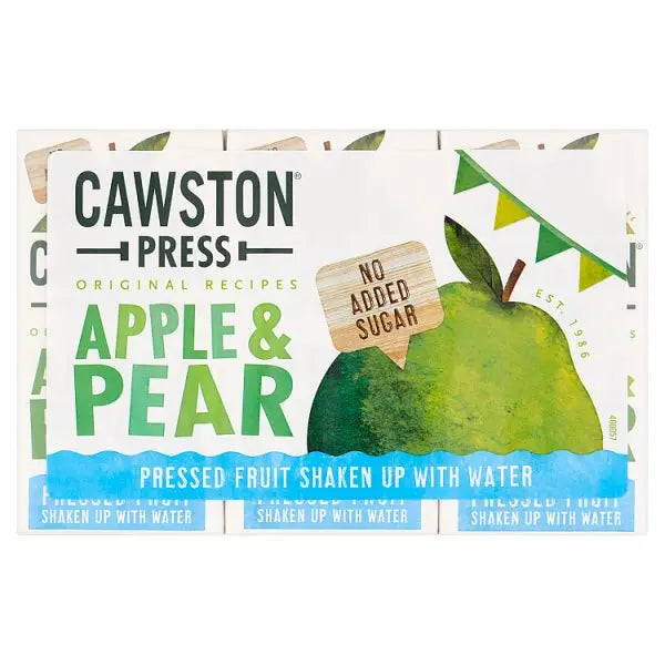 Cawston Press Apple & Pear Juice Drink 200ml, Case of 18 Cawston Press