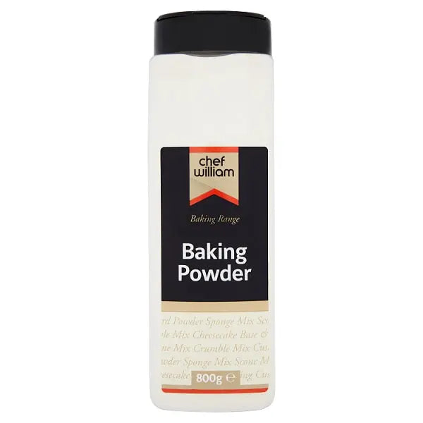 Chef William Baking Powder 800g, Case of 6 British Hypermarket-uk Chef William