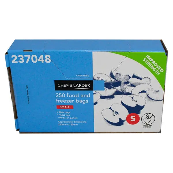 Chef's Larder 250 Food and Freezer Bags Small (DEAL) Chef's Larder