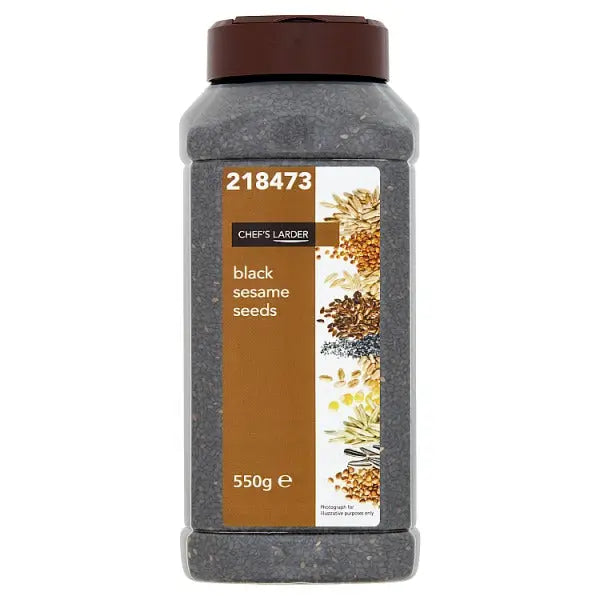 Chef's Larder Black Sesame Seeds 550g, Chef's Larder