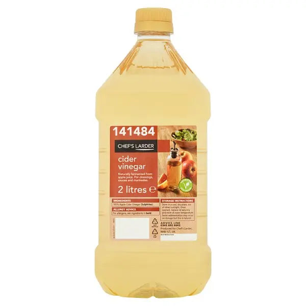 Chef's Larder Cider Vinegar 2 Litres, Case of 6 Chef's Larder