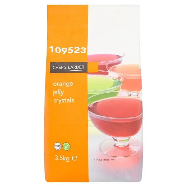 Chef's Larder Orange Jelly Crystals 3.5kg, Chef's Larder
