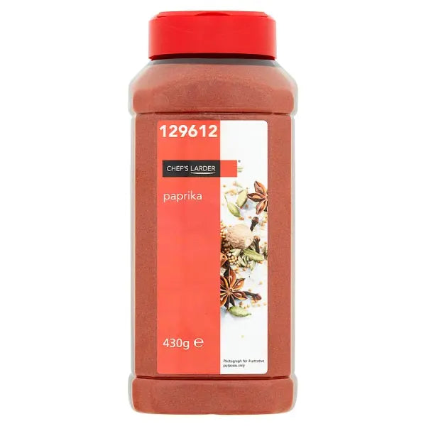 Chef's Larder Paprika 430g, Case of 6 Chef's Larder