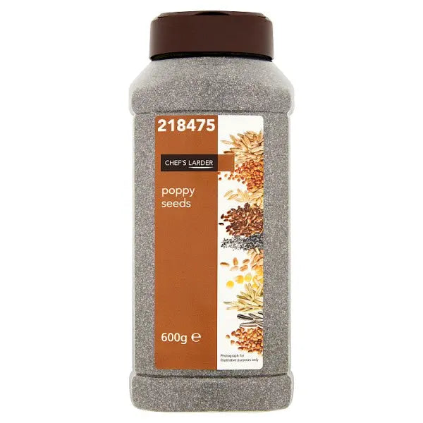 Chef's Larder Poppy Seeds 600g, Case of 6 Chef's Larder