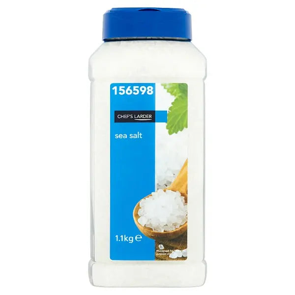 Chef's Larder Sea Salt 1.1kg, Case of 6 Chef's Larder