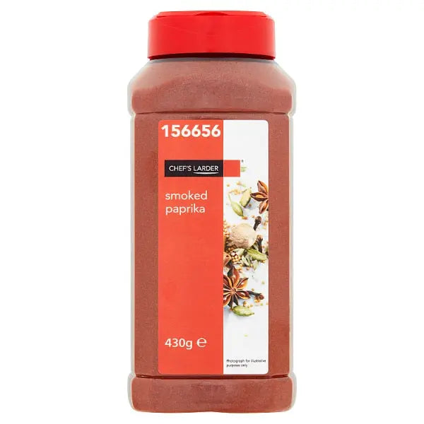 Chef's Larder Smoked Paprika 430g, Case of 6 Chef's Larder