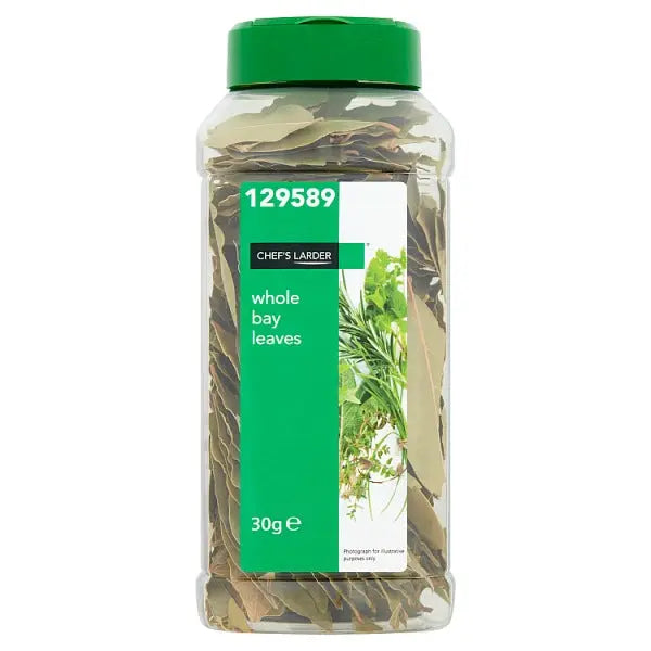 Chef's Larder Whole Bay Leaves 30g, Case of 6 British Hypermarket-uk Chef's Larder