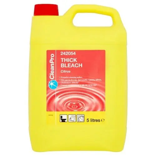 Clean Pro Thick Bleach Citrus 5 Litres Clean Pro