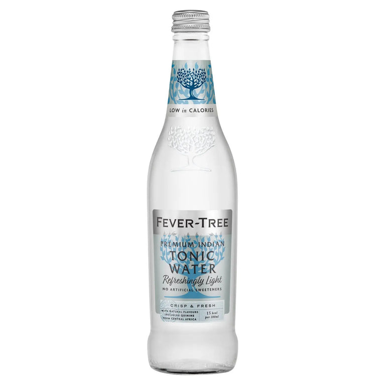 Fever-Tree Light Premium Indian Tonic Water 500ml, Case of 8 Fever-Tree