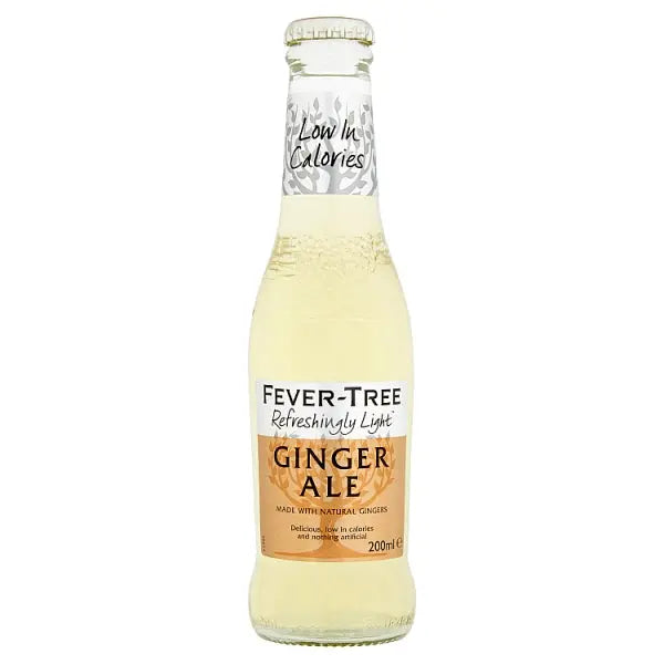 Fever-Tree Refreshingly Light Ginger Ale 200ml, Case of 24 Fever-Tree