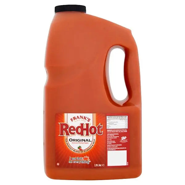 Frank's Red Hot Original Sce, 3.78 L/ 3.9kg case of 4 Frank's