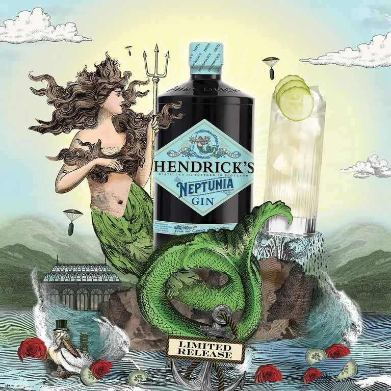 Hendrick's Limited Edition Neptunia Gin 70cl Hendrick's