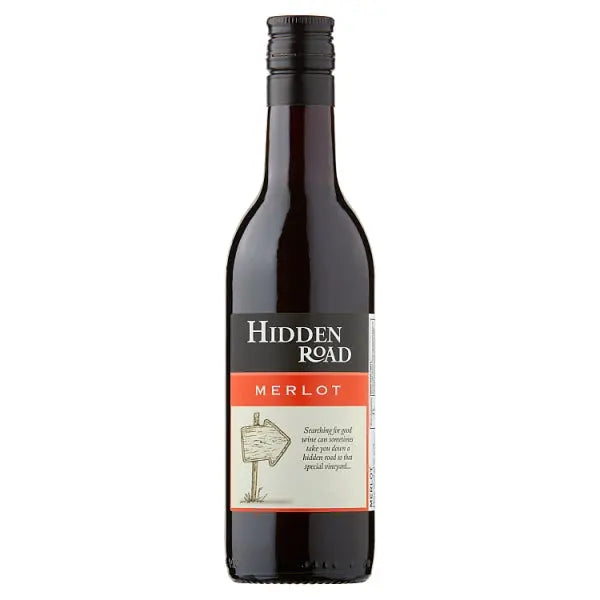 Hidden Road Merlot 187ml, Case of 12 Hidden Road