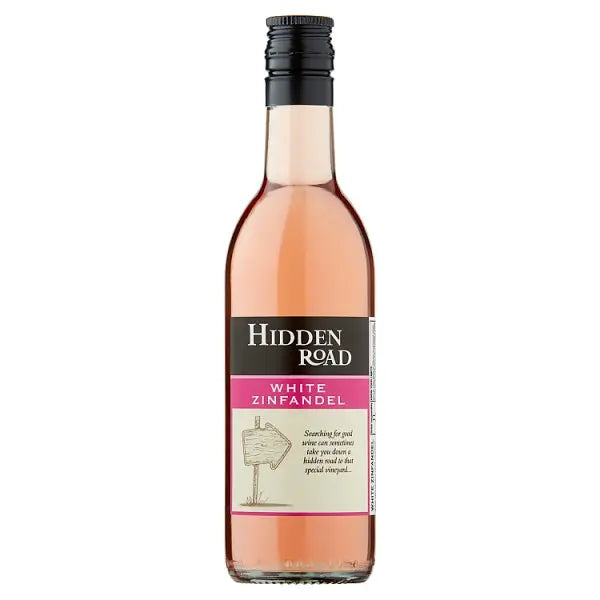 Hidden Road White Zinfandel 187ml, Case of 12 Hidden Road