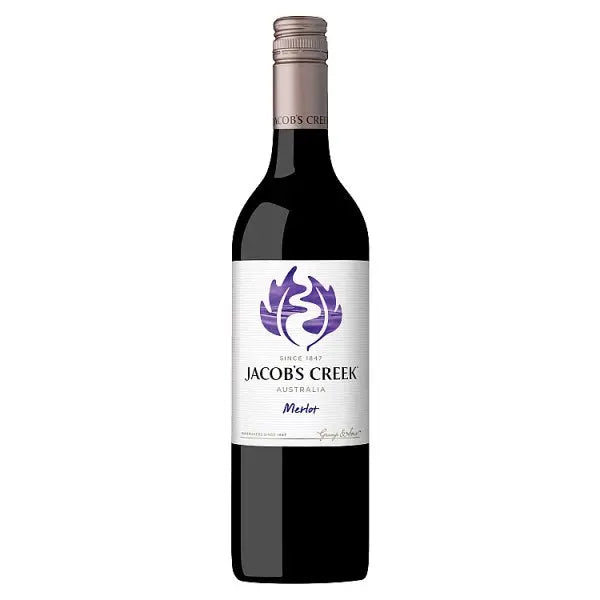 Jacob's Creek Merlot Red Wine 75cl, Case of 6 Jacob's Creek