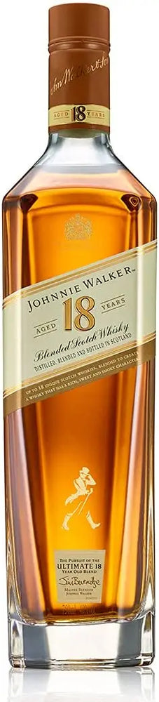 Johnnie Walker Aged 18 Years Blended Scotch Whisky 70cl with Gift Box Johnnie Walker