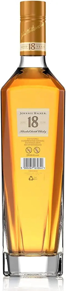 Johnnie Walker Aged 18 Years Blended Scotch Whisky 70cl with Gift Box Johnnie Walker