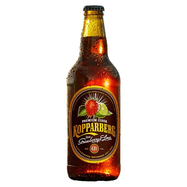 Kopparberg Premium Cider Strawberry & Lime 500ml, Case of 15 Kopparberg