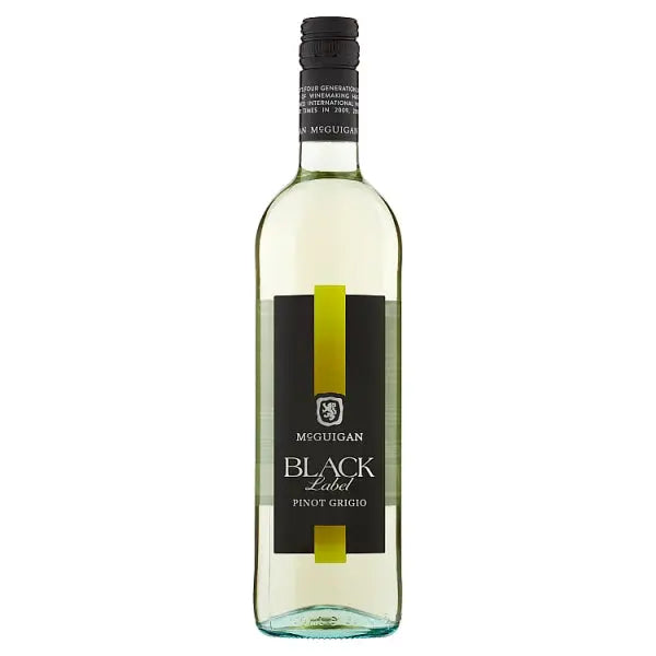 McGuigan Black Label Pinot Grigio 75cl, Case of 6 McGuigan