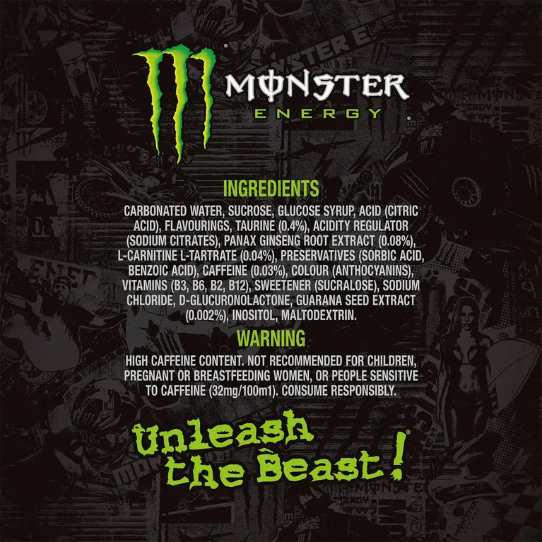 Monster Energy Drink 12 x 500ml Monster