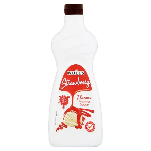 Noël's Strawberry Flavour Topping Sauce 1kg, Case of 6 Noël's