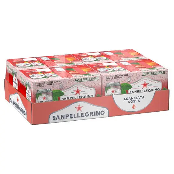 San Pellegrino Blood Orange 6x330ml, Case of 4 San Pellegrino