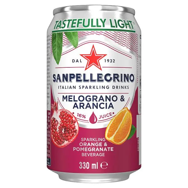 San Pellegrino Pomegranate & Orange 6x330ml, Case of 4 British Hypermarket-uk San Pellegrino
