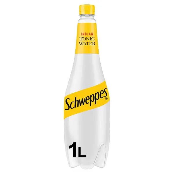 Schweppes Tonic Water 1L, Case of 6 British Hypermarket-uk Schweppes