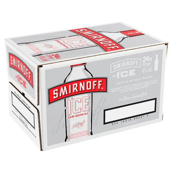Smirnoff Ice Vodka Mixed Drink 275ml Bottle MultiCase, Case of 24 Smirnoff