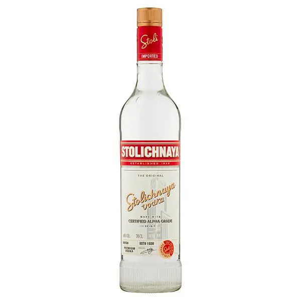 Stolichnaya The Original Premium Vodka 70cl British Hypermarket-uk Stolichnaya