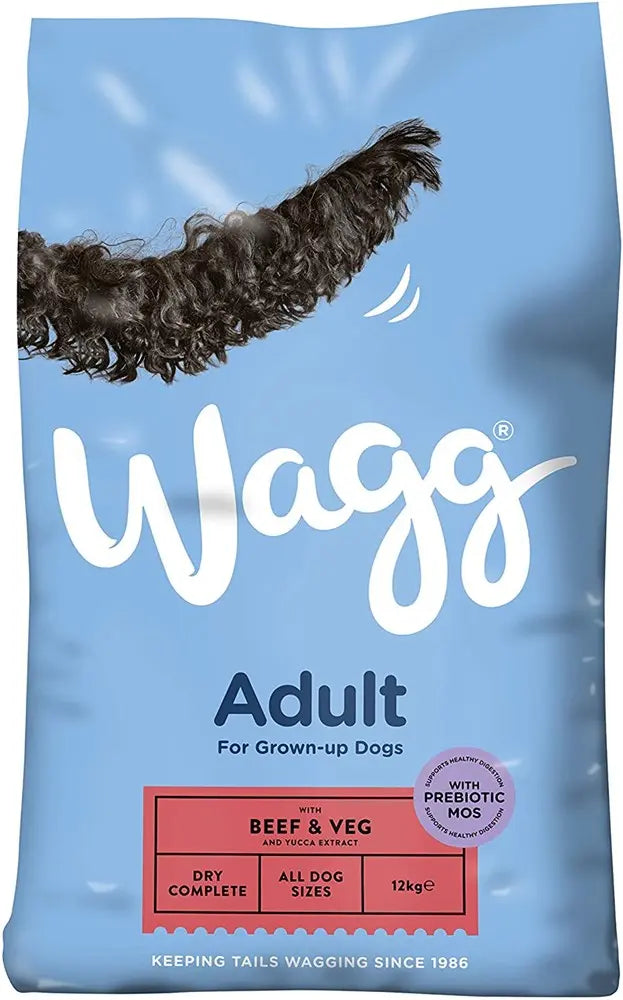 Wagg Adult Complete Beef Veg Dry Dog 12kg Dog Food British