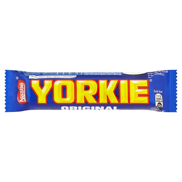 Yorkie Milk Chocolate Bar 46g, Case of 24 Yorkie